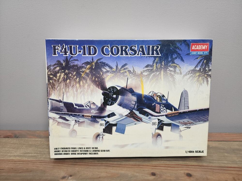Academy1/48 Vought F4u-1D Corsair Plastic Model Airplane Kit 2147